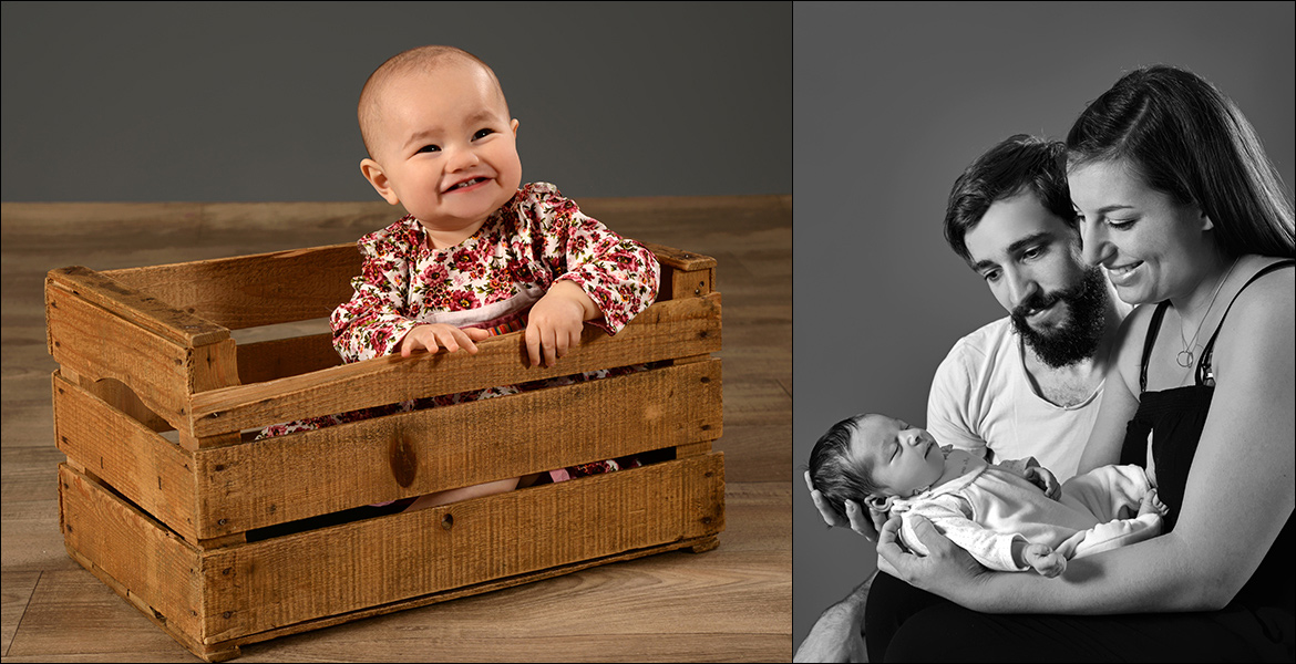 photographie de naissance d'un bébé sur Lyon