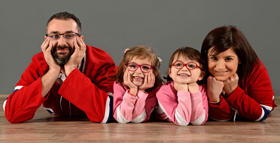 photo famille en studio à Lyon