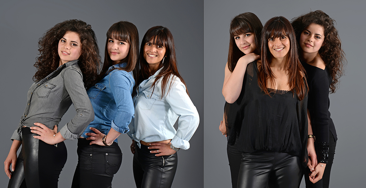 Shooting photo trio en famille