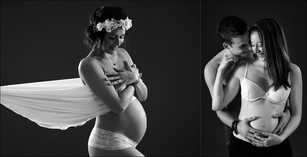 studio photo pour la femme enceinte à Lyon