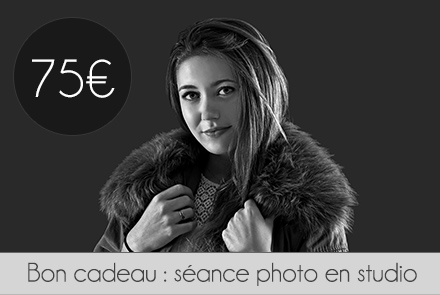 Bon cadeau séance photo en studio à Lyon